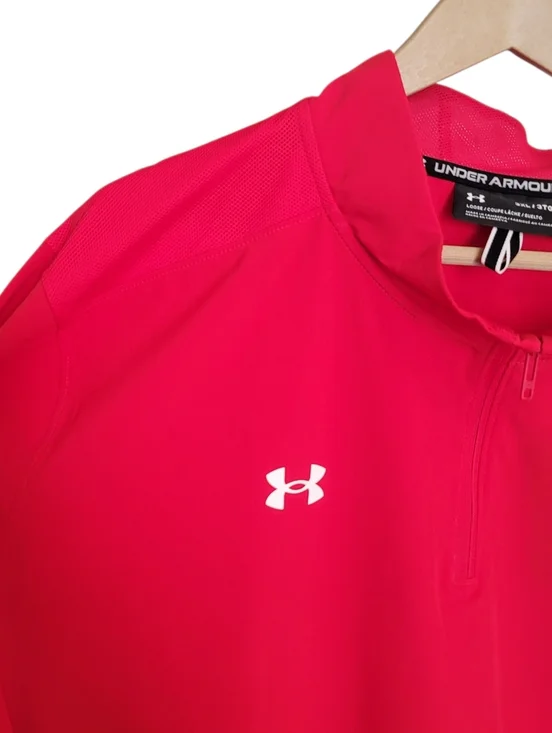🆕️Under Armour UA Motivate 2.0 Long Sleeve Water Resistant Popover Shirt - Picture 7 of 12